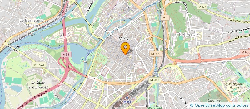 localisation de l'entreprise MARION G  METZ