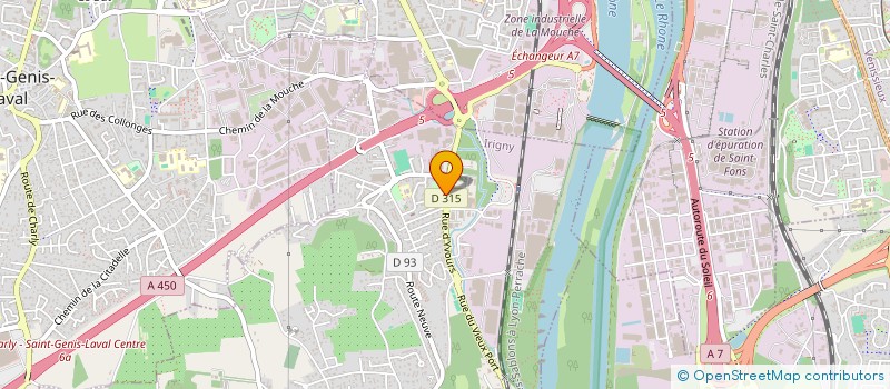 localisation de l'entreprise MARION GUIDONI STOLTZ  IRIGNY