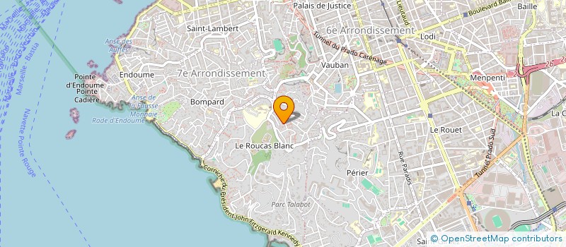 localisation de l'entreprise MARION HOLDING INVEST à MARSEILLE