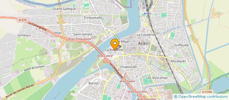 localisation de l'entreprise MARION INFORMATIQUE CONSEIL MULTIMEDIA  ARLES