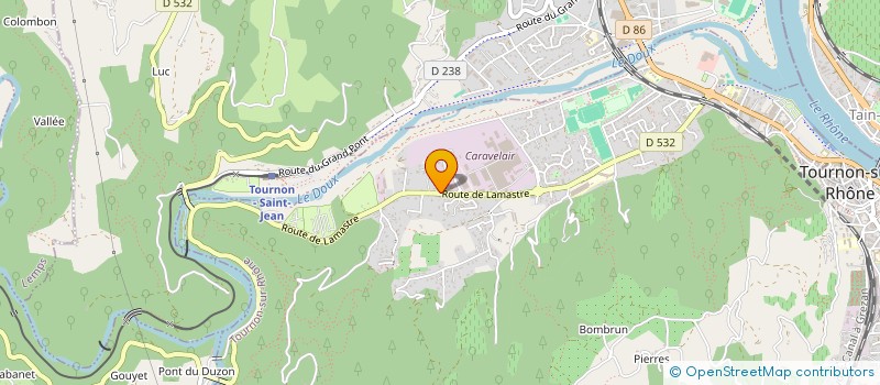 localisation de l'entreprise MARION-METAFER à TOURNON-SUR-RHONE