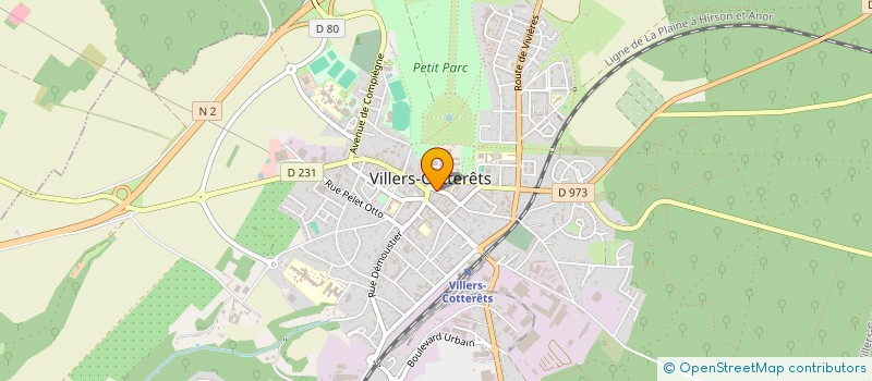 localisation de l'entreprise MARION NICOLAS à VILLERS-COTTERETS