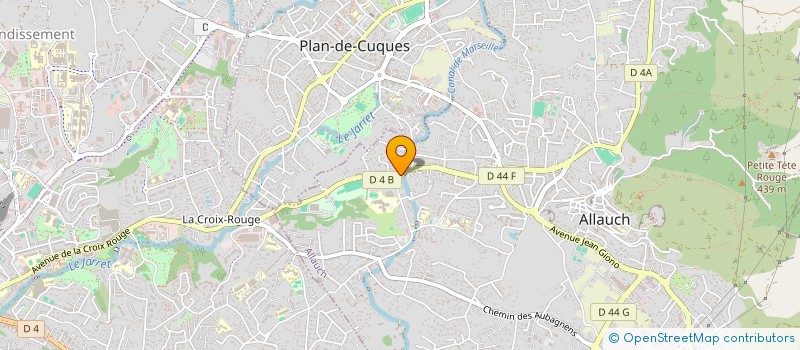 localisation de l'entreprise MARION P.  ALLAUCH