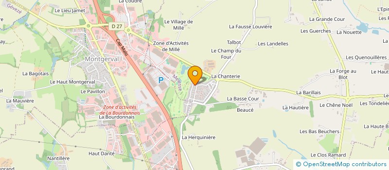 localisation de l'entreprise MARION PELHATRE FINANCES EXPERTISES à MELESSE