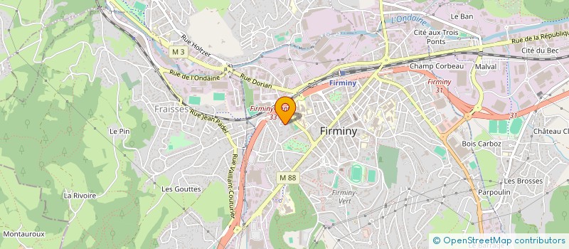 localisation de l'entreprise MARION SOCIAL & PAIE  FIRMINY