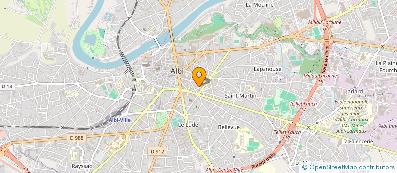 localisation de l'entreprise MARION-VAUCHEL à ALBI