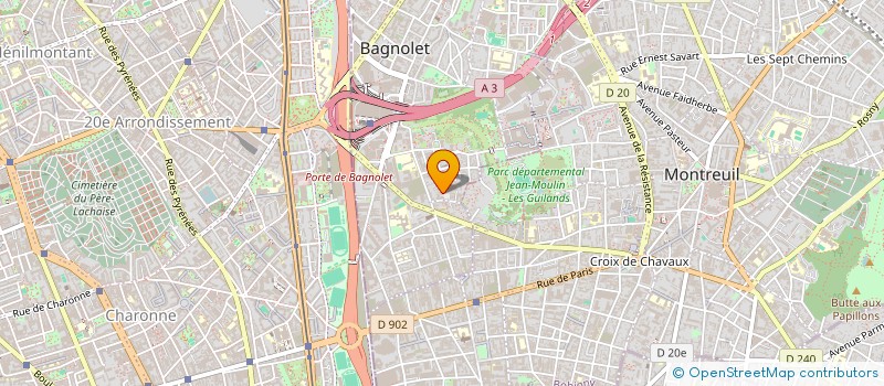 localisation de l'entreprise MARIONE à BAGNOLET