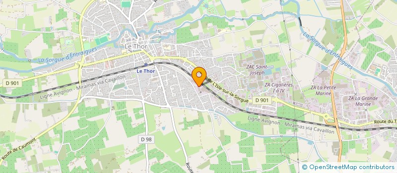 localisation de l'entreprise MARIONIC  LE THOR