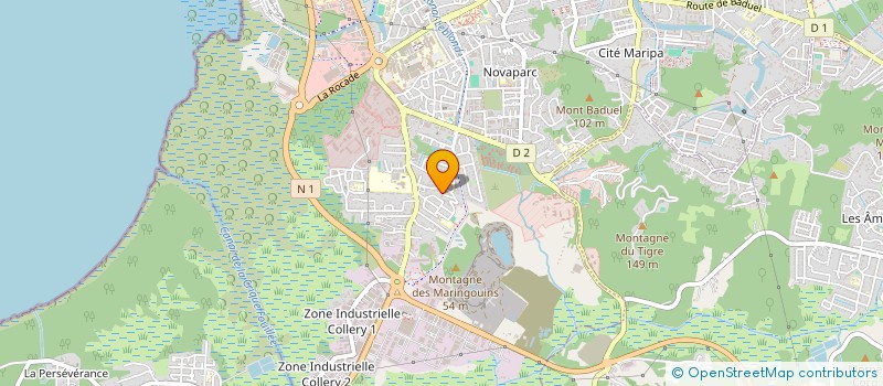 localisation de l'entreprise MARIONLA  CAYENNE