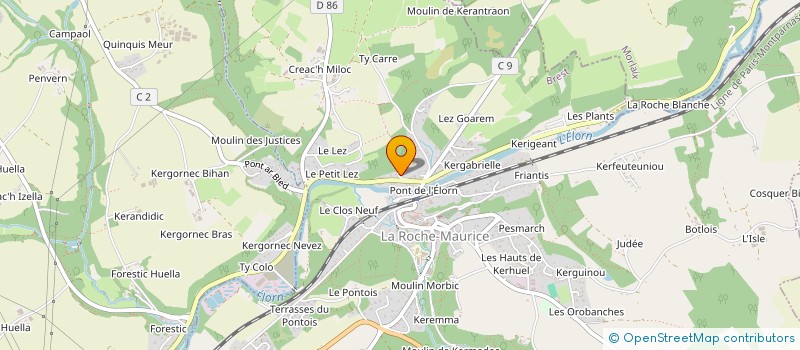 localisation de l'entreprise MARIONLOUP  LA ROCHE-MAURICE