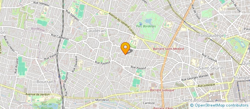 localisation de l'entreprise MARIONNEAU JCA  BORDEAUX