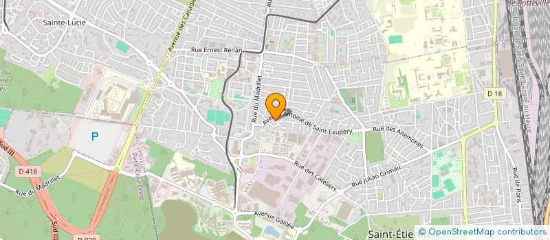 localisation de l'entreprise MARIONNETTE  SAINT-ETIENNE-DU-ROUVRAY