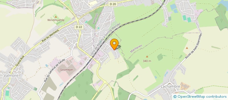 localisation de l'entreprise MARIONNETTE  LACHAMBRE