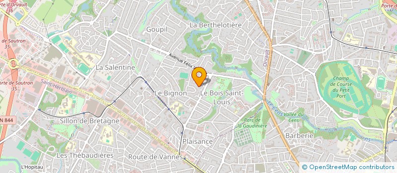localisation de l'entreprise MARIONNETTES A ORVAULT à ORVAULT