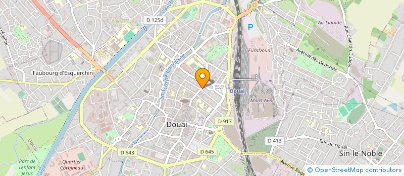 localisation de l'entreprise MARIONNOU à DOUAI