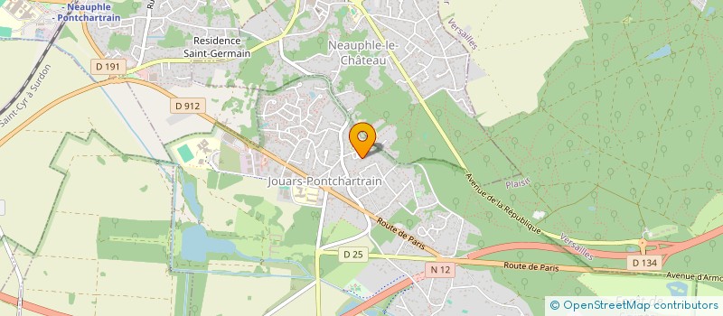 localisation de l'entreprise MARIOSE  JOUARS-PONTCHARTRAIN