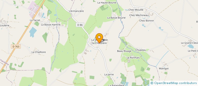 localisation de l'entreprise MARIOTTE à SAINT GEORGES DE MONTAIGU