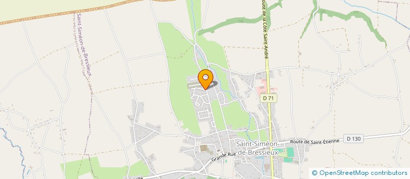 localisation de l'entreprise MARIOTTE VOYAGES  SAINT-SIMEON-DE-BRESSIEUX