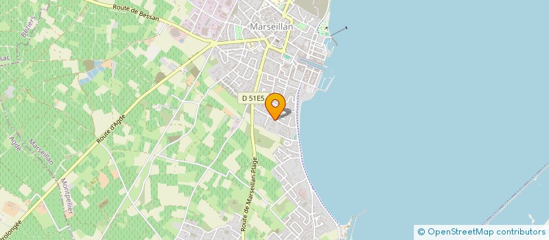 localisation de l'entreprise MARIOTTI IMMOBILIER à MARSEILLAN