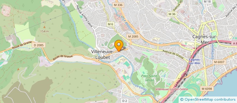 localisation de l'entreprise MARIOTTINI à VILLENEUVE-LOUBET