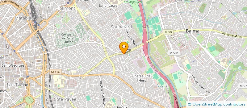 localisation de l'entreprise MARIPOSA  TOULOUSE