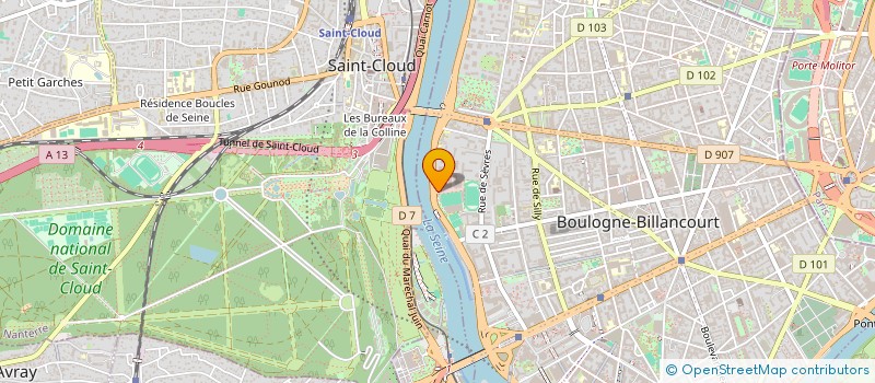 localisation de l'entreprise MARIPOSA à BOULOGNE-BILLANCOURT