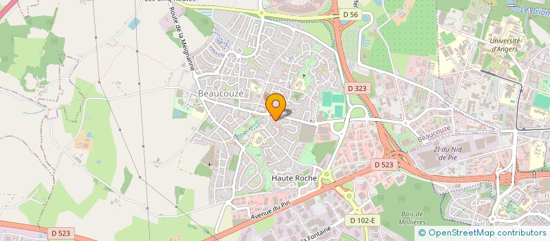 localisation de l'entreprise MARIPOSA  SAUMUR