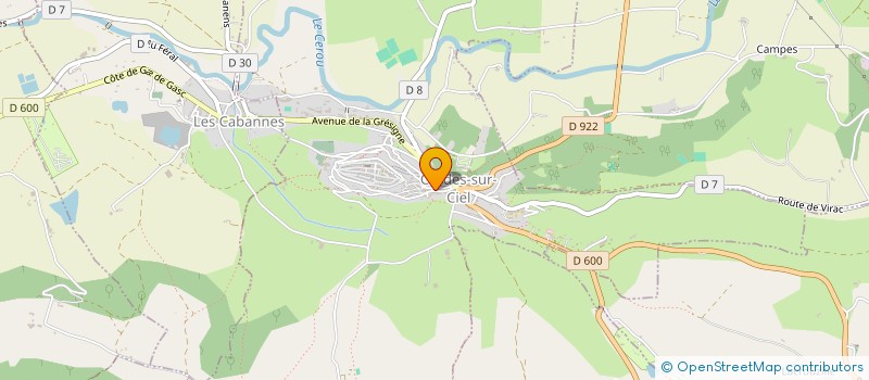 localisation de l'entreprise MARIPOSA  CORDES-SUR-CIEL