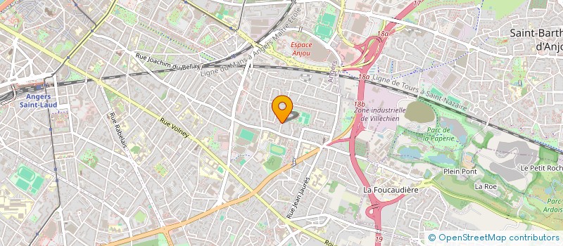 localisation de l'entreprise MARIPOSA à ANGERS