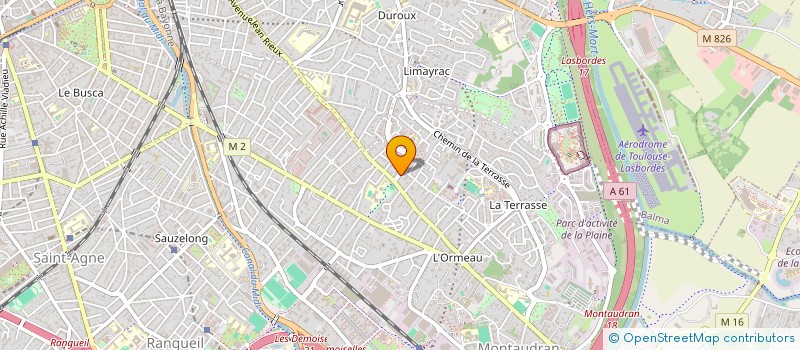 localisation de l'entreprise MARIPOSAS  TOULOUSE