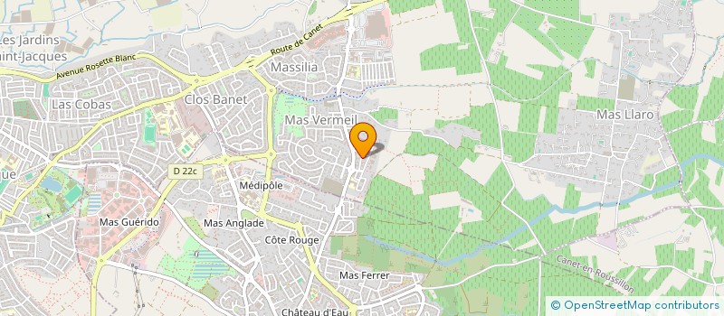 localisation de l'entreprise MARIPOSSA à PERPIGNAN