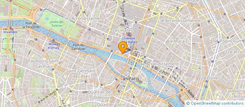 localisation de l'entreprise MARIRENE à PARIS