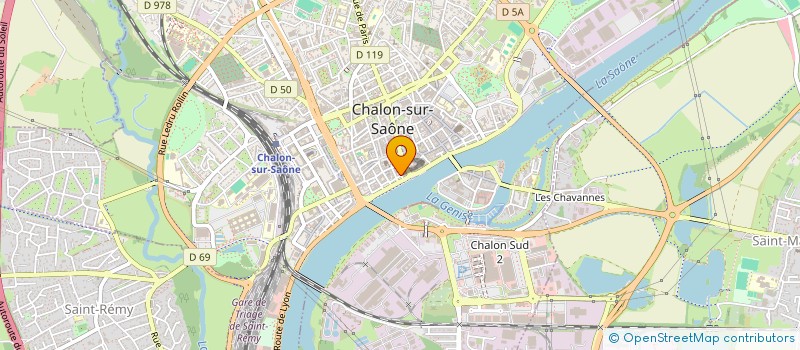 localisation de l'entreprise MARIS à CHALON-SUR-SAONE