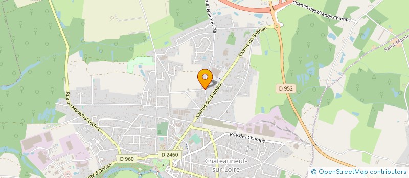 localisation de l'entreprise MARIS-IMMO S.C.I  CHATEAUNEUF-SUR-LOIRE