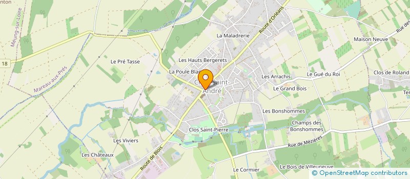 localisation de l'entreprise MARISA à CLERY-SAINT-ANDRE