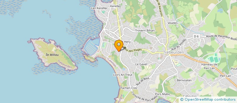 localisation de l'entreprise MARISA  TREBEURDEN