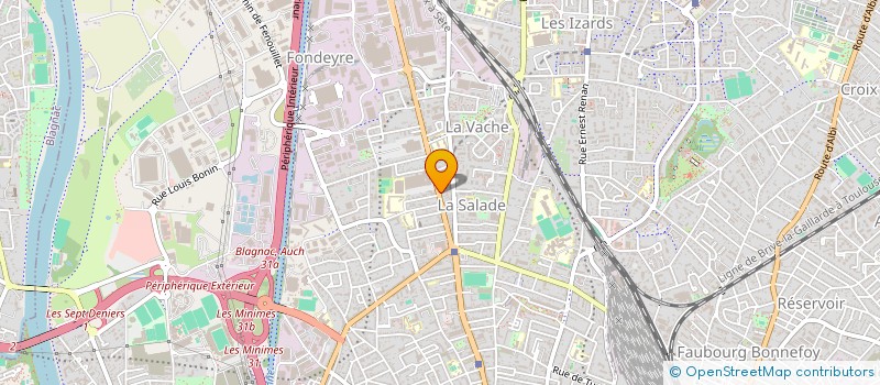 localisation de l'entreprise MARISA à TOULOUSE