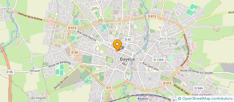 localisation de l'entreprise MARISA à BAYEUX