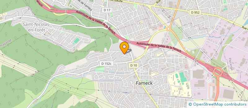 localisation de l'entreprise MARISA  FAMECK