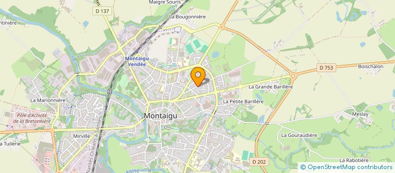 localisation de l'entreprise MARISA à MONTAIGU-VENDEE