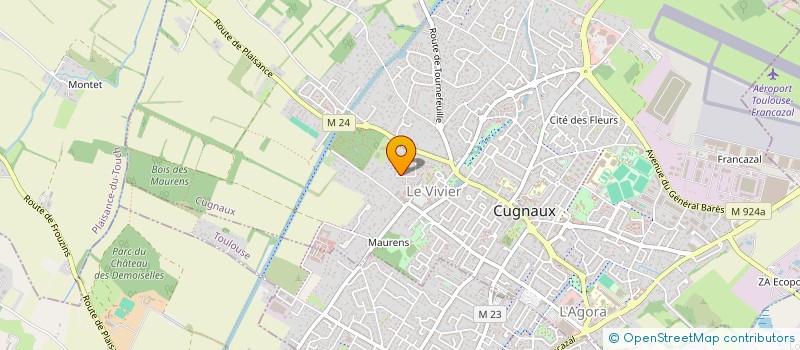 localisation de l'entreprise MARISA à VILLENEUVE-TOLOSANE