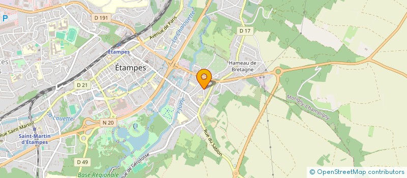 localisation de l'entreprise MARISAQUE à ETAMPES