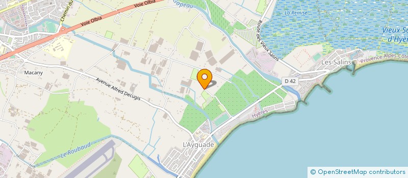 localisation de l'entreprise MARISEB à HYERES