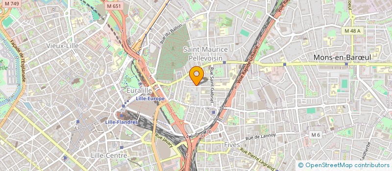localisation de l'entreprise MARISSAL BALAND à LILLE