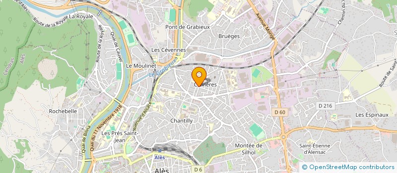 localisation de l'entreprise MARISSAN'S à ALES