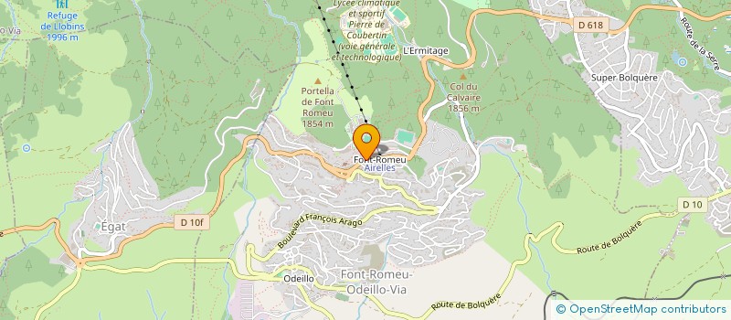 localisation de l'entreprise MARITIA  FONT-ROMEU-ODEILLO-VIA