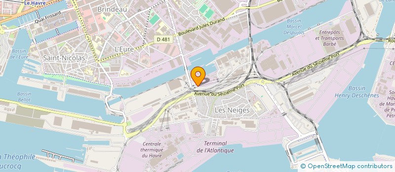 localisation de l'entreprise MARITIMA à LE HAVRE