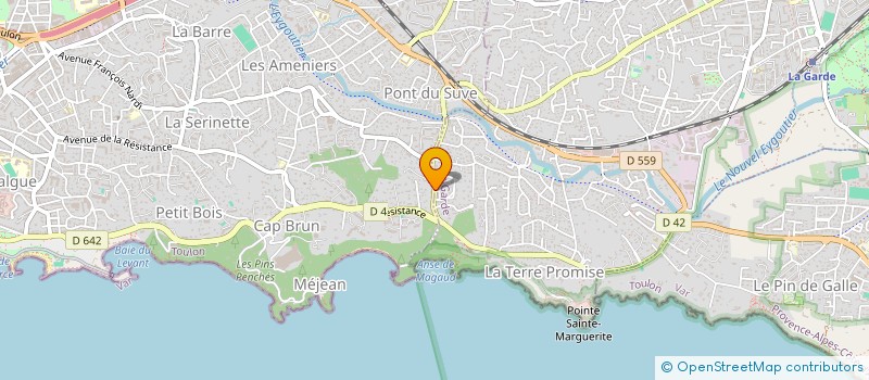 localisation de l'entreprise MARITIMEX à TOULON