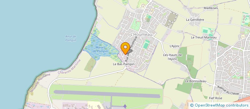 localisation de l'entreprise MARITIMMO  L'HOUMEAU