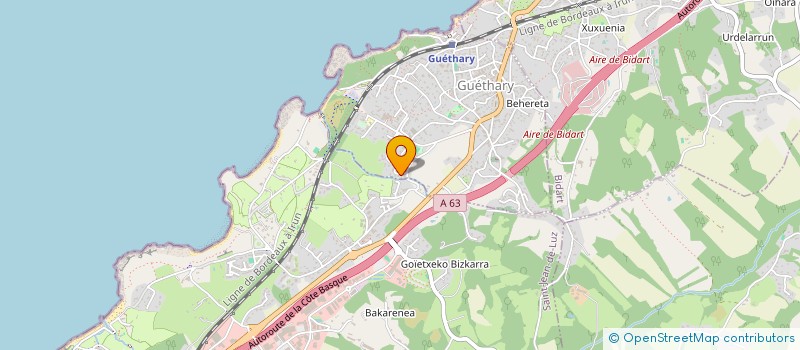 localisation de l'entreprise MARITOENIA  GUETHARY